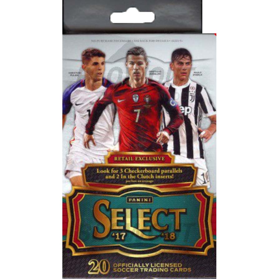17 18 Panini Select Soccer Hanger Box