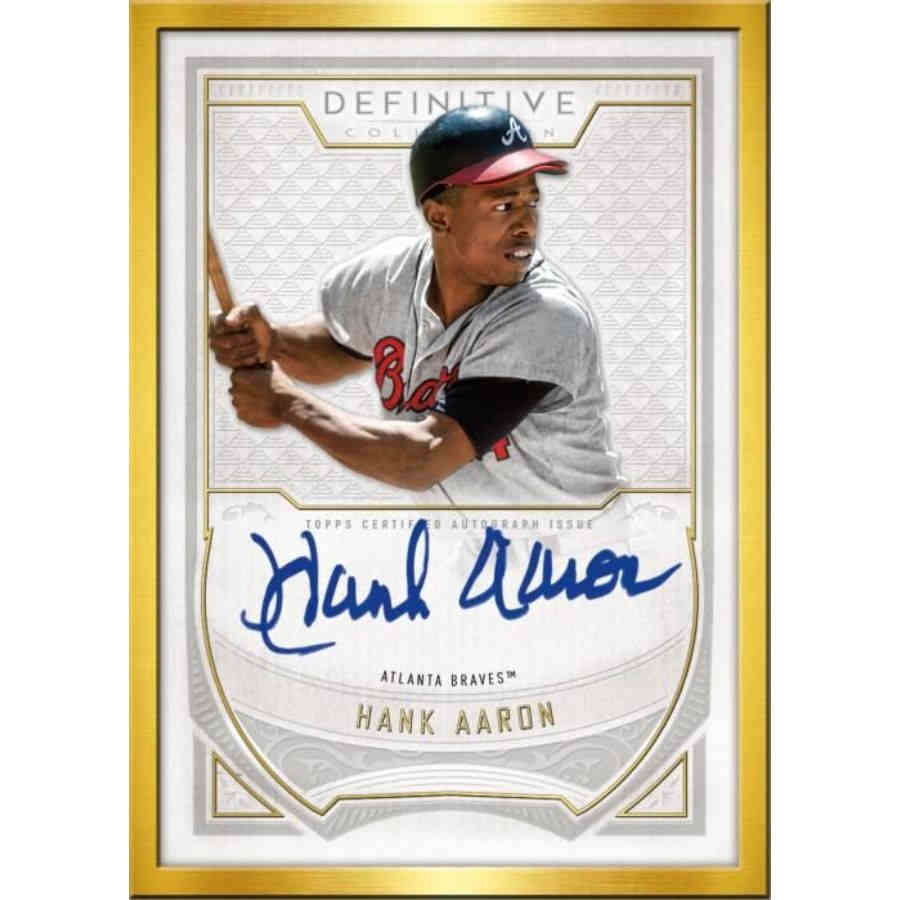 2019 Topps Definitive Collection - Base Autograph Relic Collection