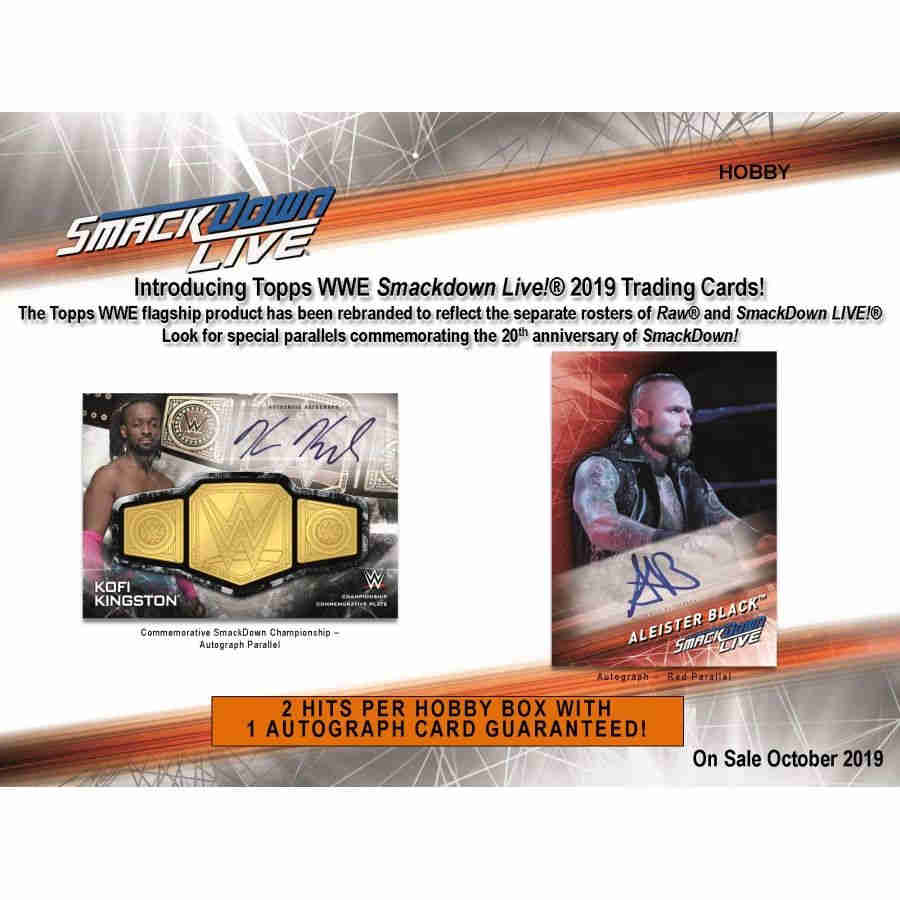 19 Topps Wwe Smackdown Live Hobby
