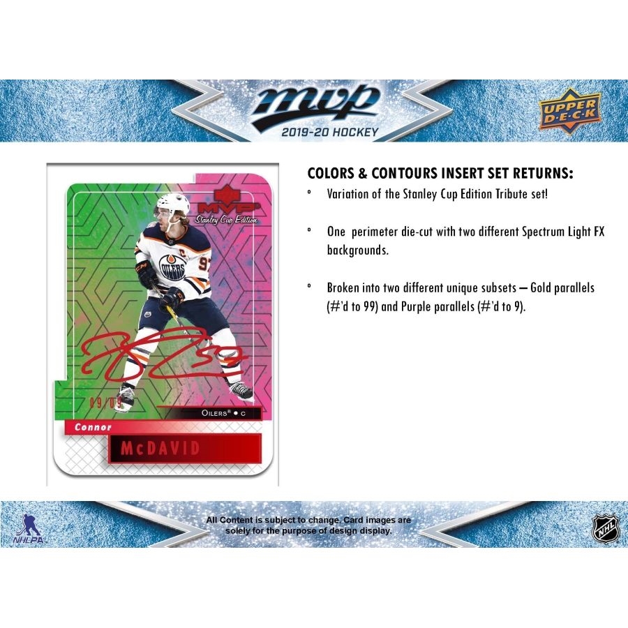 19-20 UPPER DECK MVP HOCKEY - FAT PACKS
