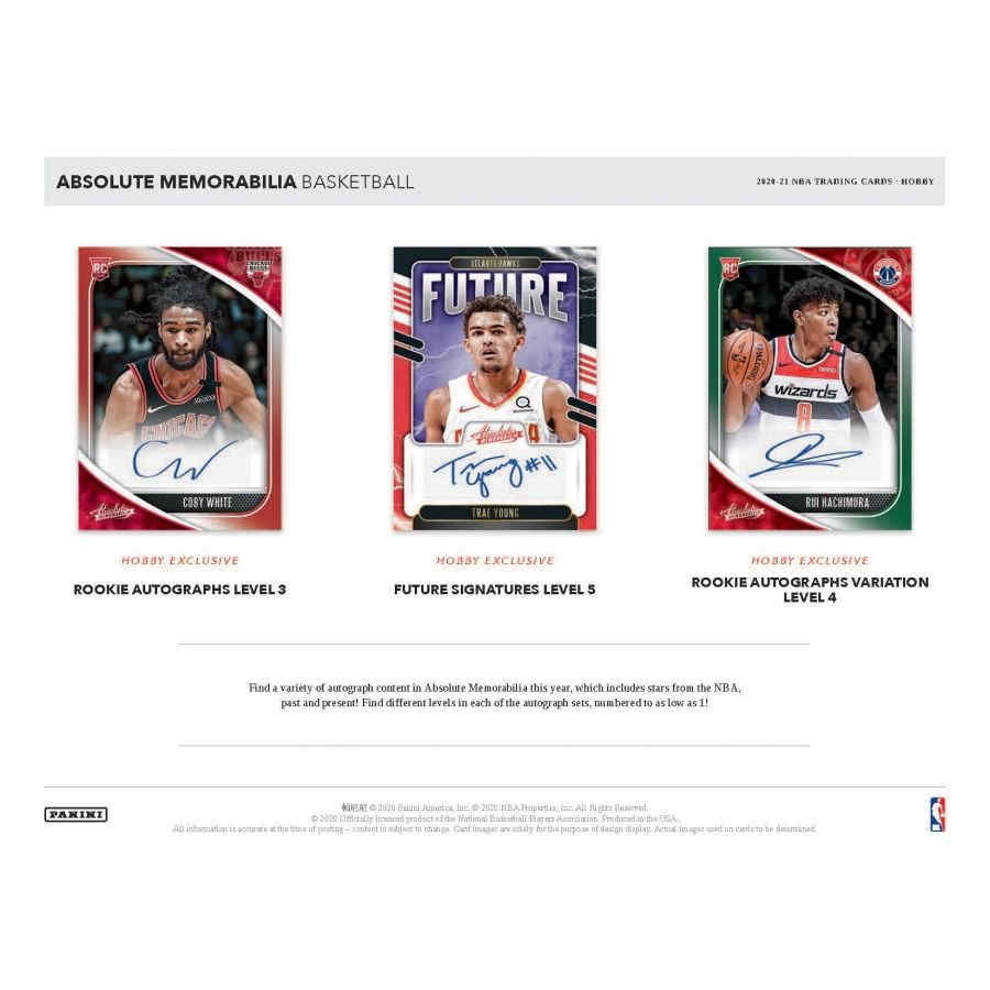 20 21 Panini Absolute Memorabilia Basketball 95947