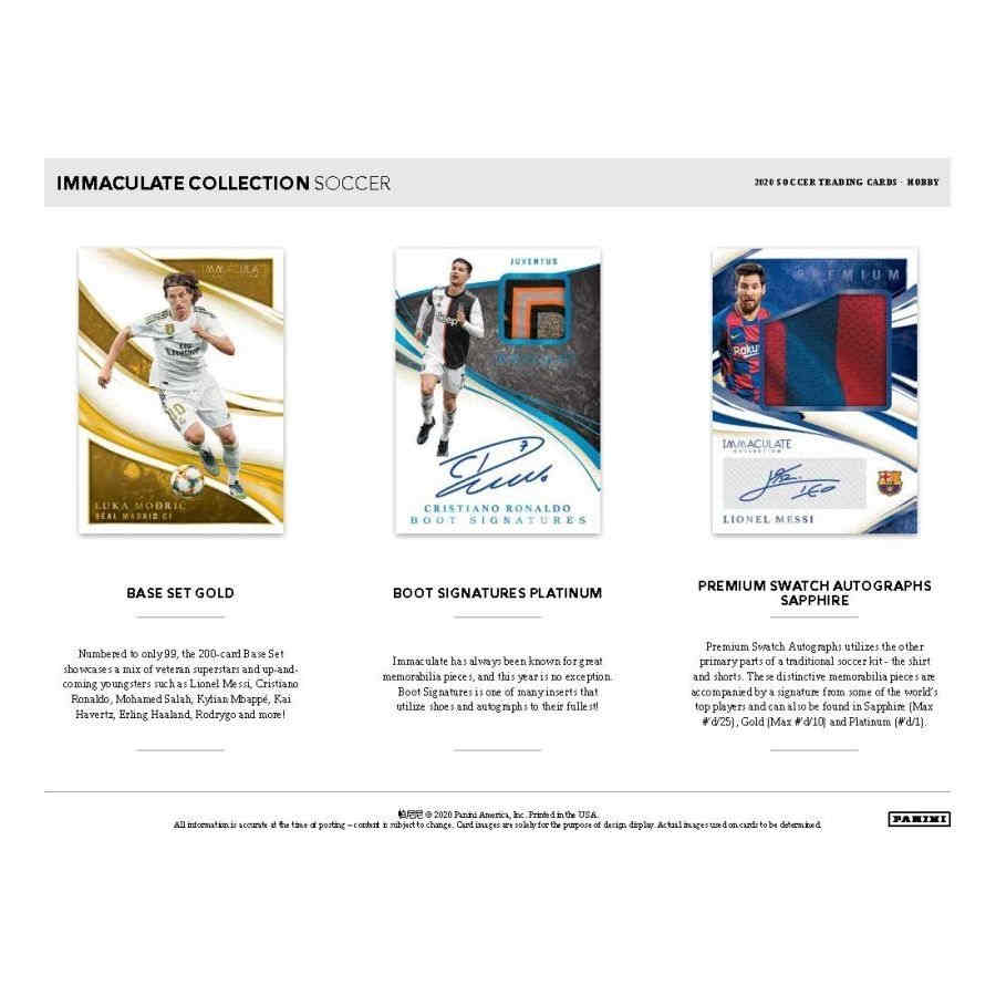 PANINI IMMACULATE SOCCER セスク 2020 Panini Immaculate Soccer Checklist, Hobby Box Info