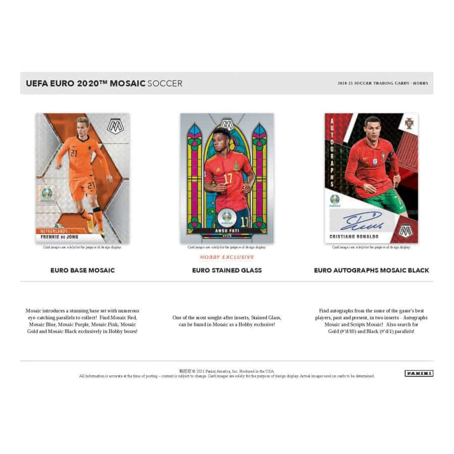 20 21 Panini Mosaic EURO Soccer UEFA Hobby 98629