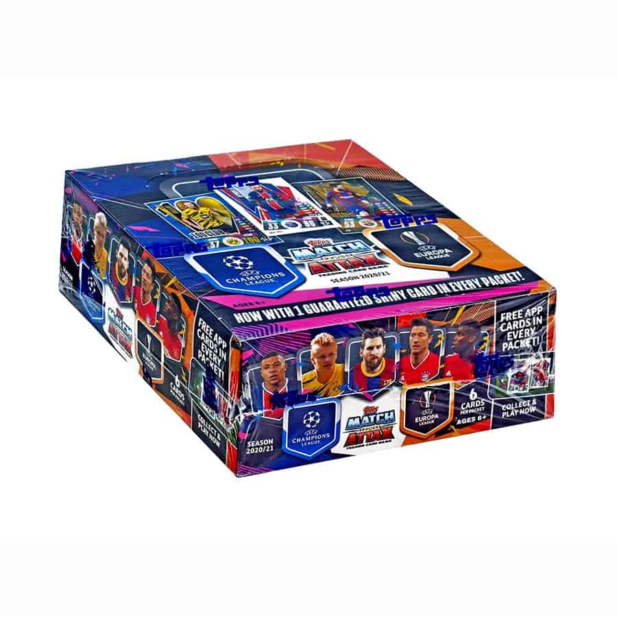 20 21 Topps UEFA Champion's League Match Attax Extra Soccer Retail Display
