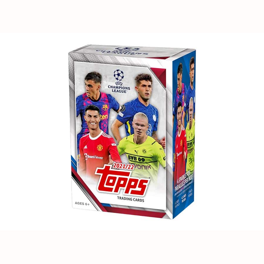 21 22 Topps UEFA Champions League Soccer Value Box