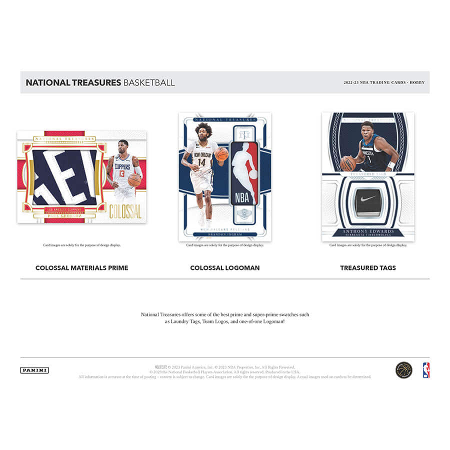 22-23 Panini National Treasures Basketball Hobby 14178