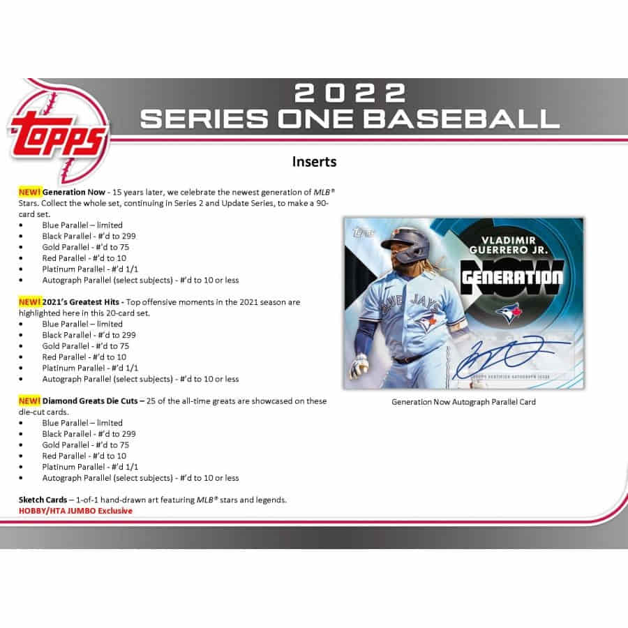 2022 TOPPS SERIES 1 HOBBY 1カートン 12BOX（: MLB 2022 Topps