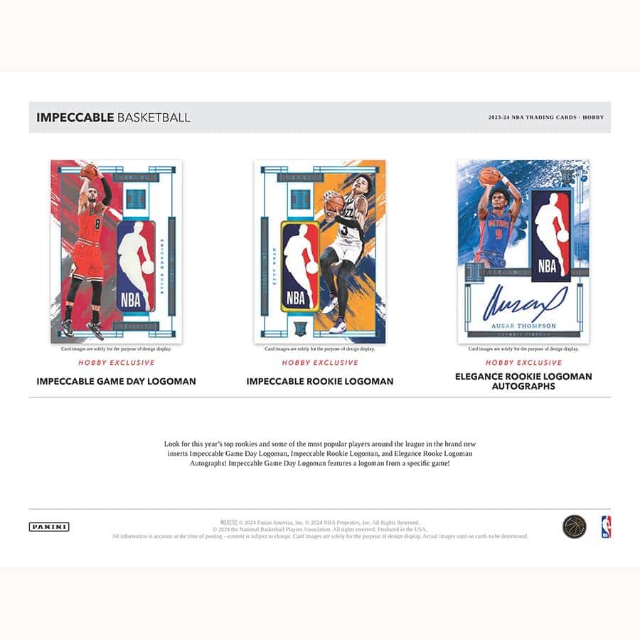 その他 PANINI IMPECCABlE INTERNATIONAL 2023-24 Panini NBA Basketball Impeccable International Hobby
