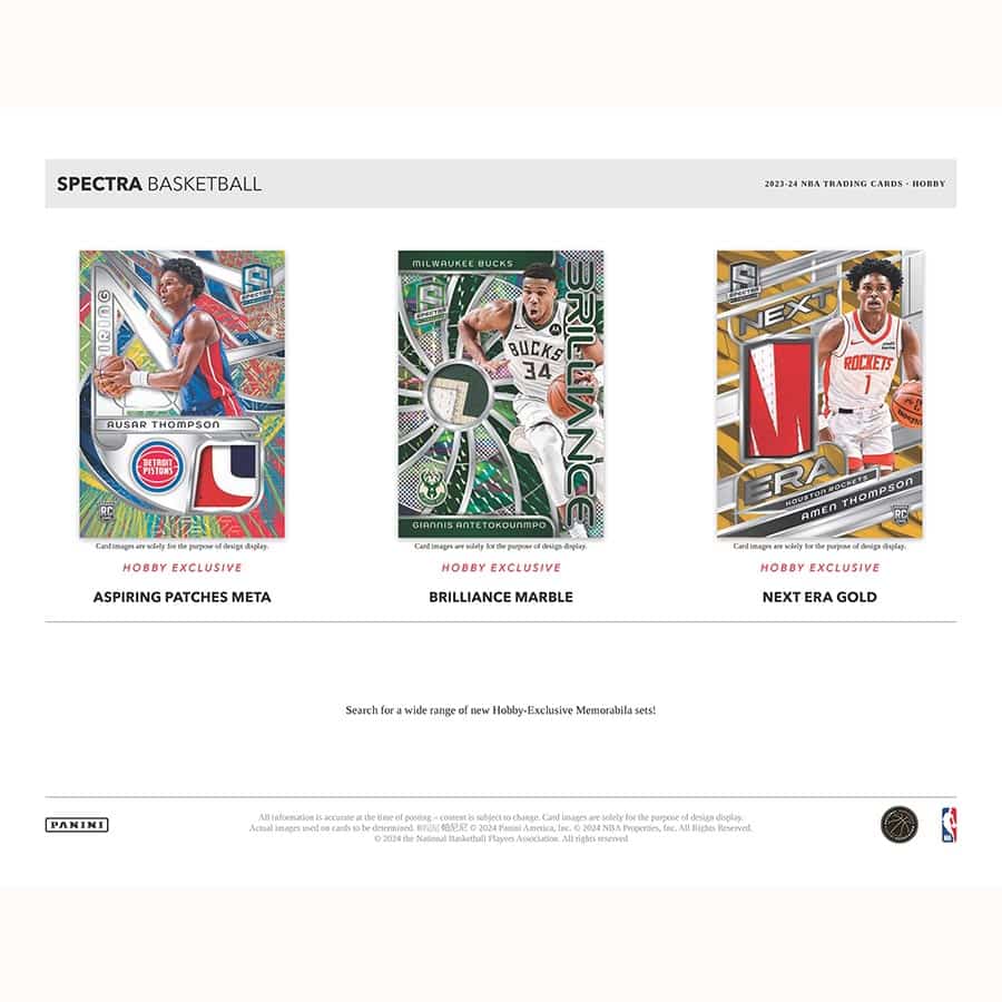 23-24 Panini Spectra Basketball Hobby 16175