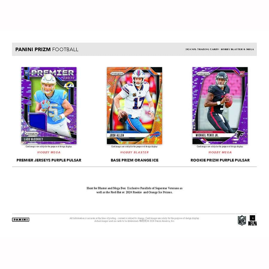 2024 Prizm Football Hobby Mega Box 16944
