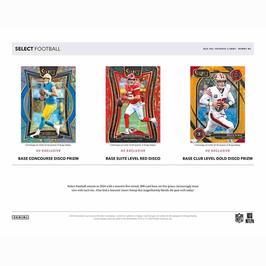 2024 Panini Select Football Hobby Hybrid H2 17347