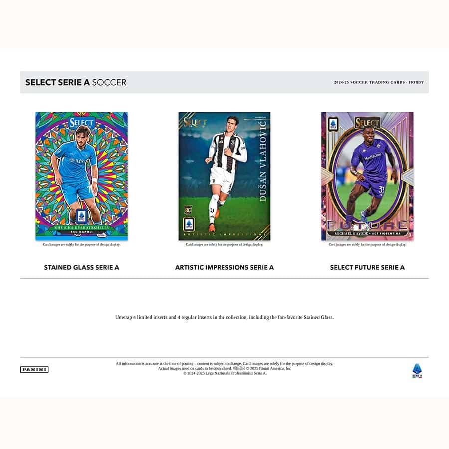 24-25 Panini Select Serie A Soccer Hobby 17740