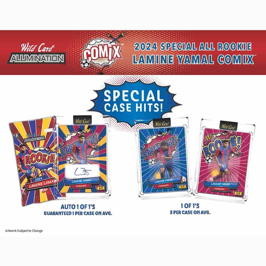2024 Wild Card Alumination All Rookie Edition Lamine Yamal Comix