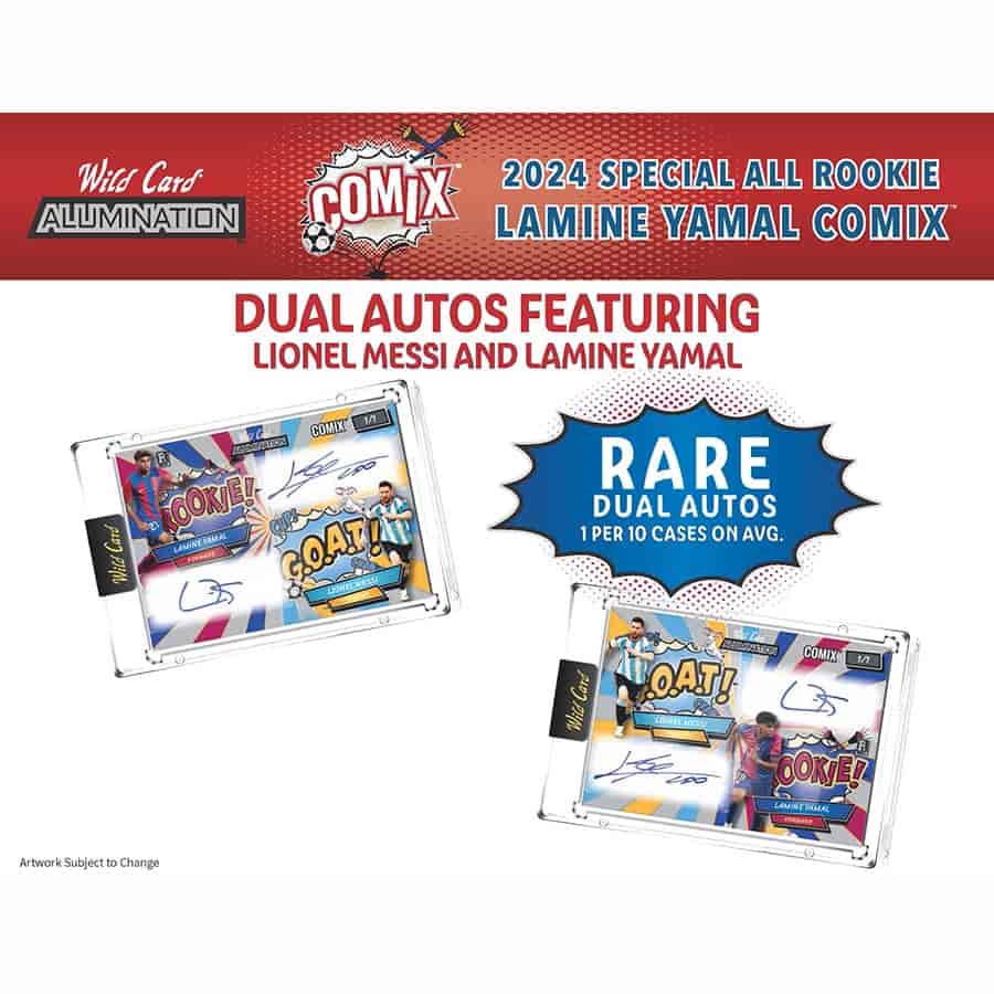 2024 Wild Card Alumination All Rookie Edition Lamine Yamal Comix