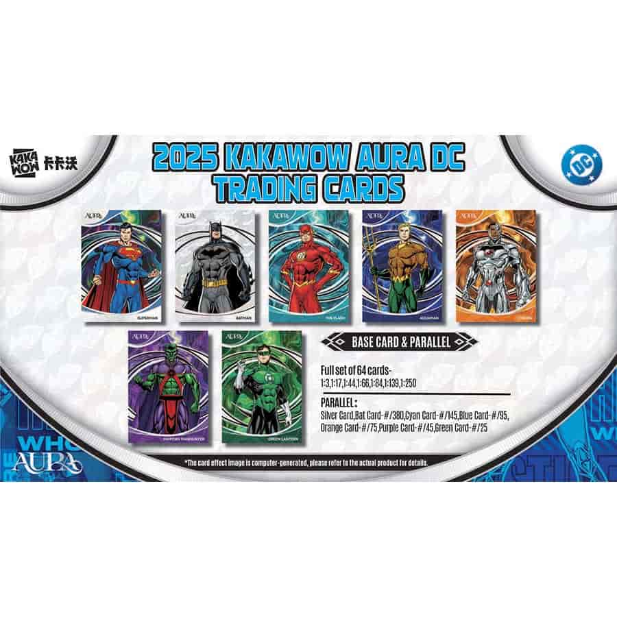 2025 Kakawow Aura DC Hobby Edition Trading Cards