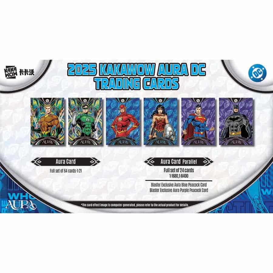 2025 Kakawow Aura DC Blaster Edition Trading Cards