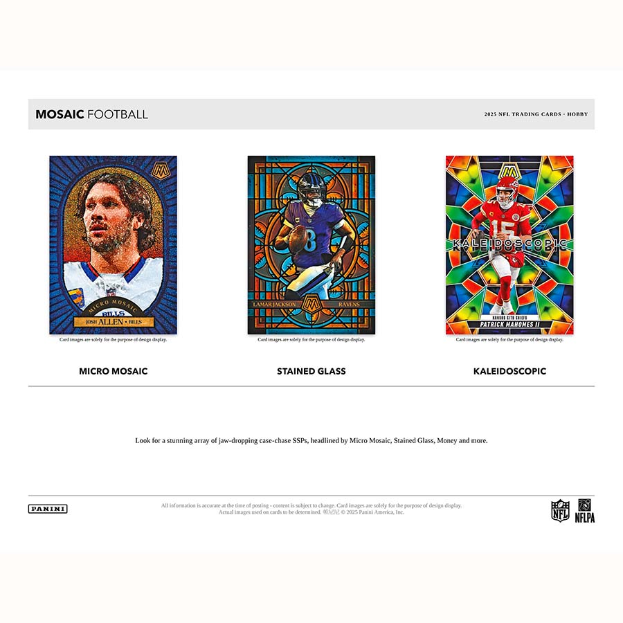2025 Panini Mosaic Football Hobby 18608