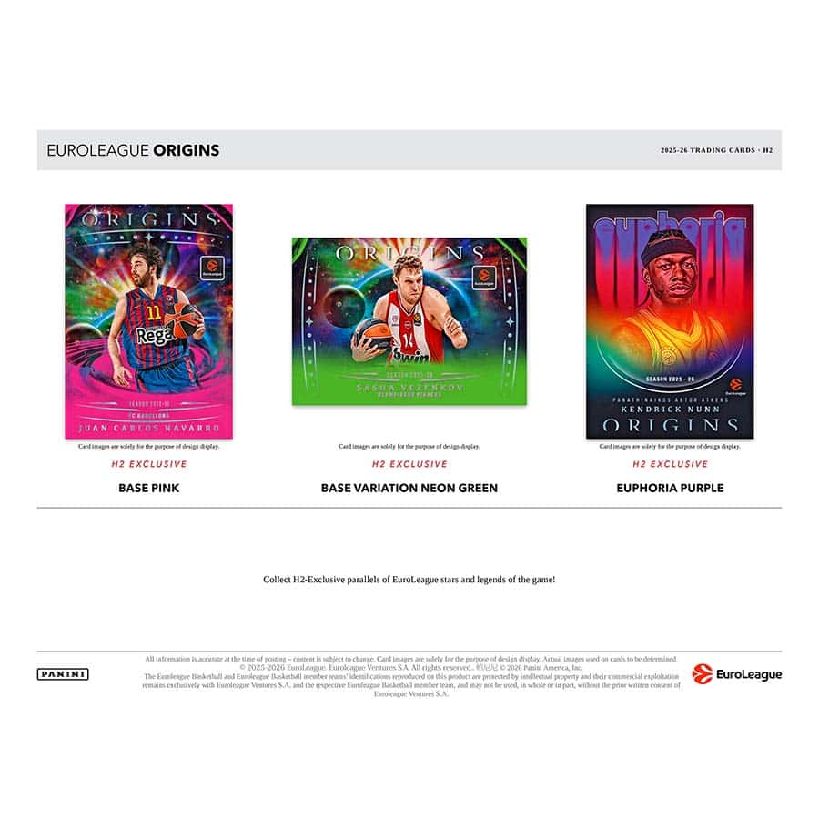 25-26 Origins EuroLeague Basketball Hobby Hybrid H2 19553