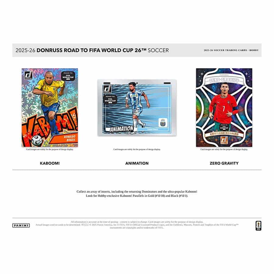 25-26 Donruss Road to World Cup Soccer 17867