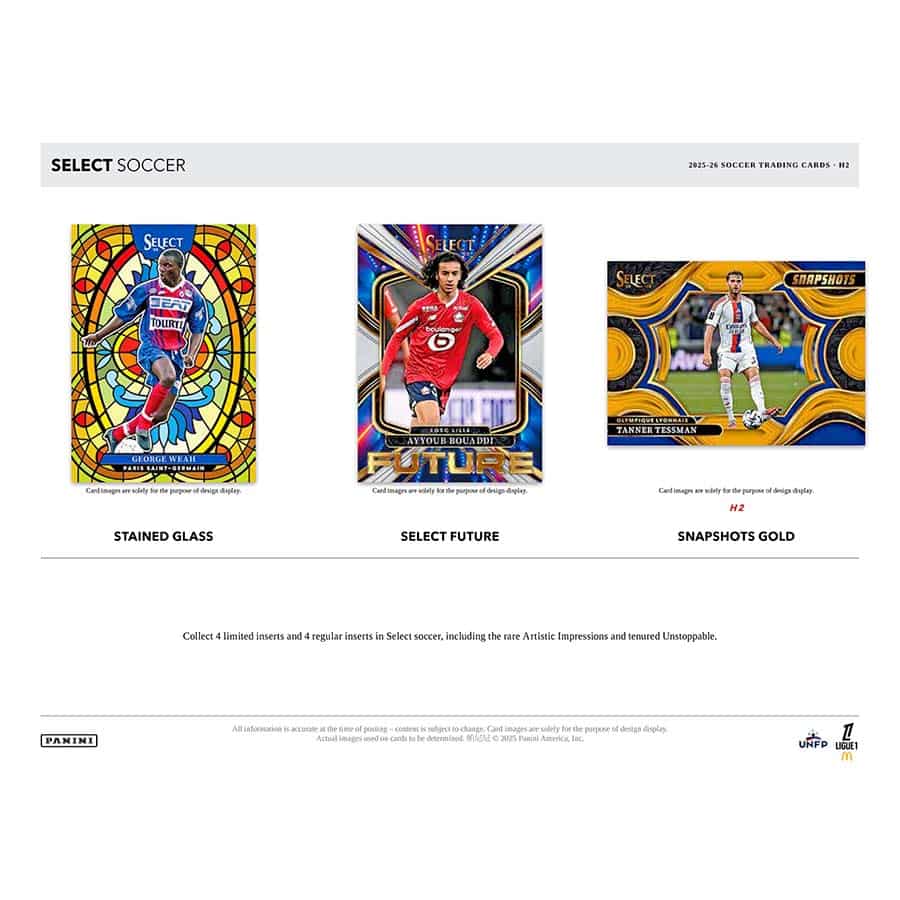 25-26 Select Ligue 1 Soccer Hobby Hybrid H2 19360