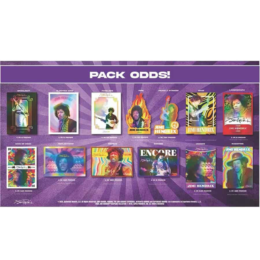 2025 Jimi Hendrix Keepsake Premiere Edition Hobby