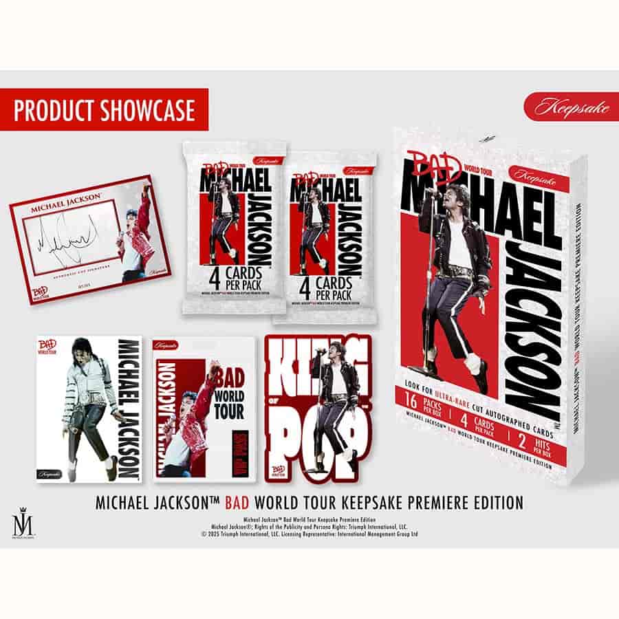 2025 Michael Jackson Bad World Tour Keepsake Premiere Hobby Edition