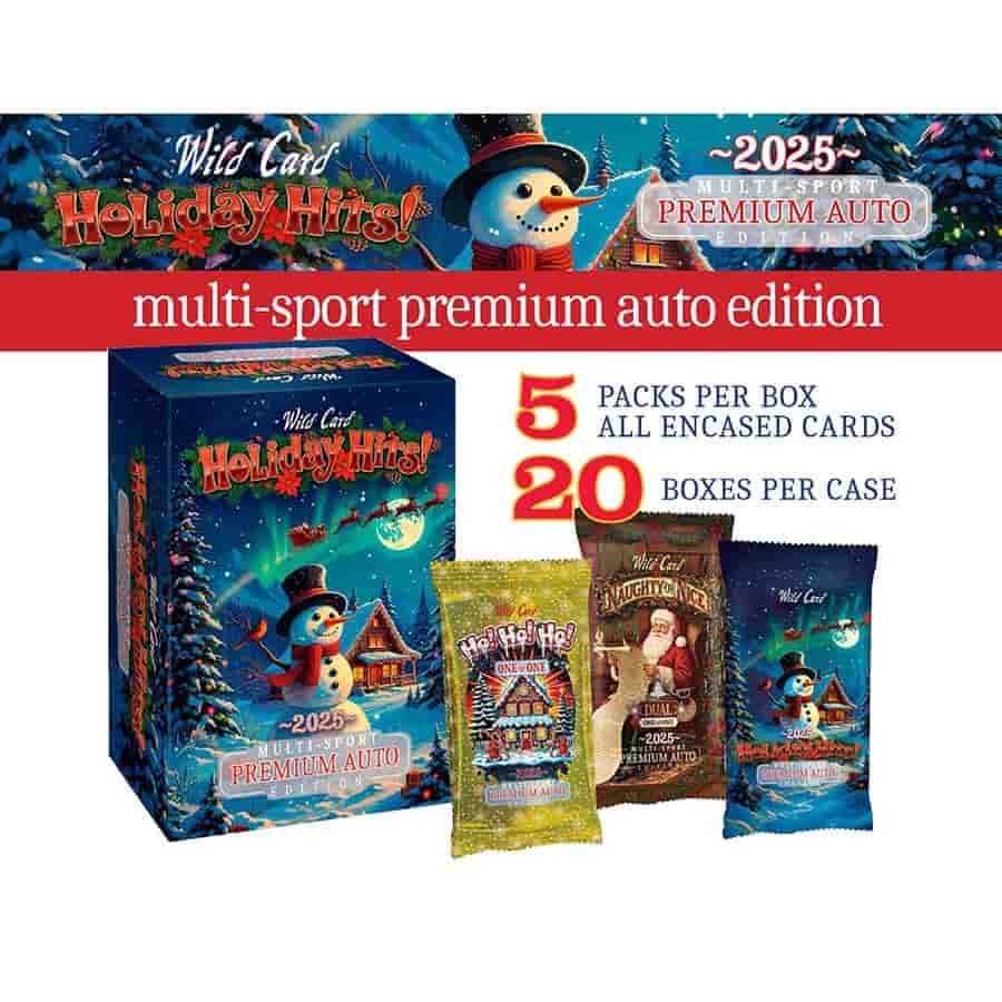 2025 Wild Card Multi-Sport Holiday Hits Premium Auto Edition Hobby