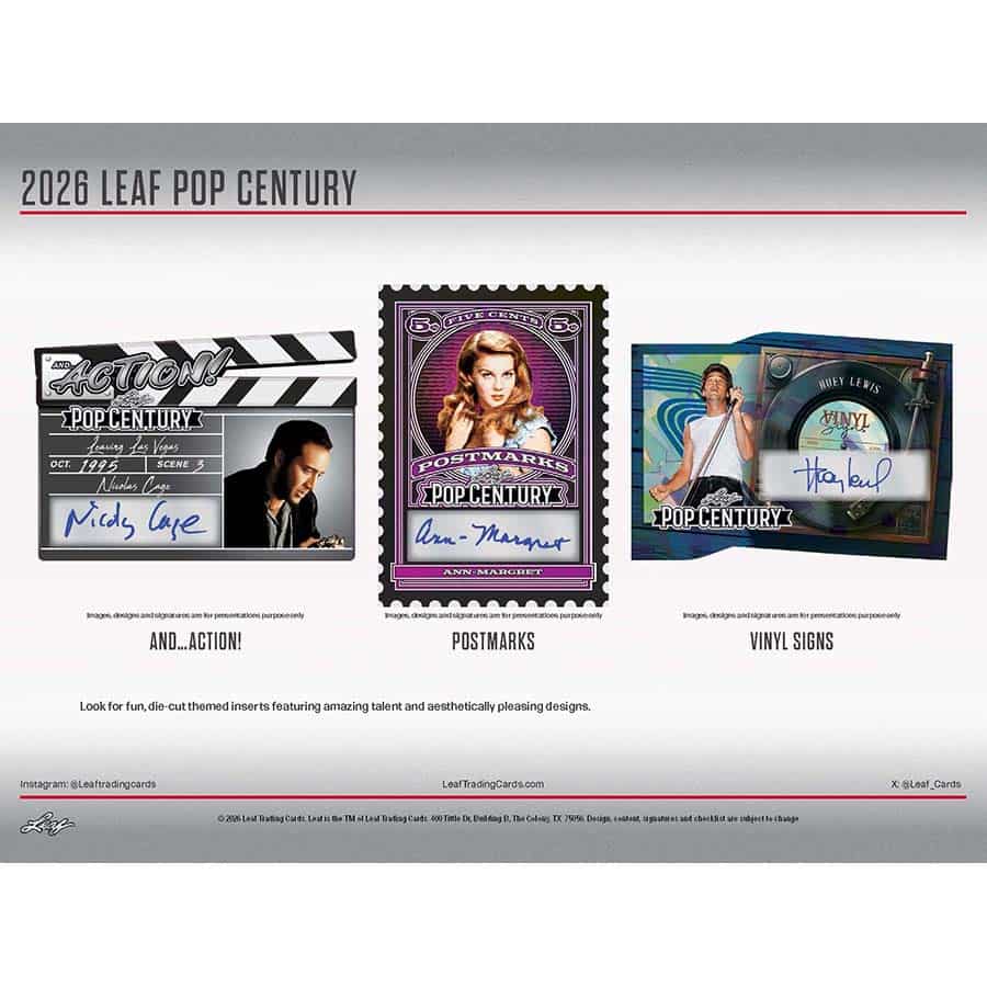 2026 Leaf Metal Pop Century Hobby