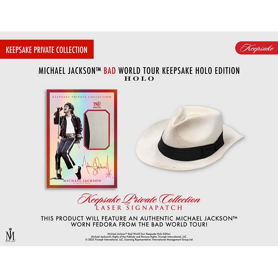2026 Michael Jackson Bad World Tour Keepsake HOLO Breakers Edition