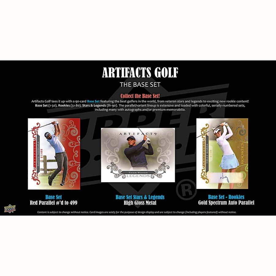 2026 Upper Deck Artifacts Golf Hobby
