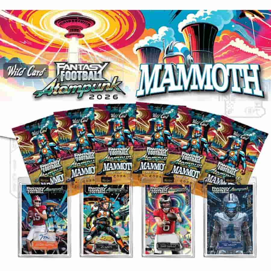2026 Wild Card 5-Card Draw Stacked Deck Football Hobby Jumbo