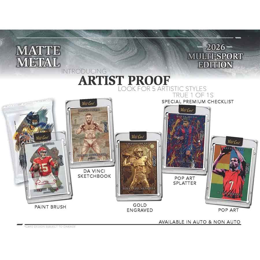 2025 Wild Card Matte Metal Multi-Sport Hobby