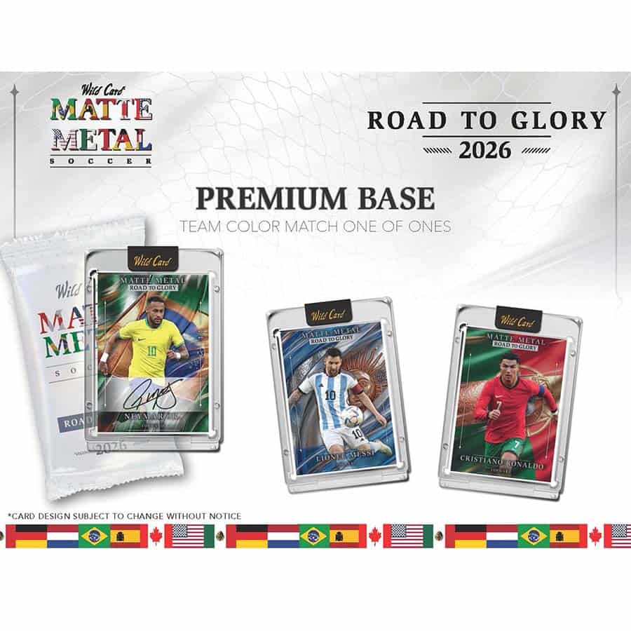 2026 Wild Card Matte Metal Soccer Road to Glory Hobby