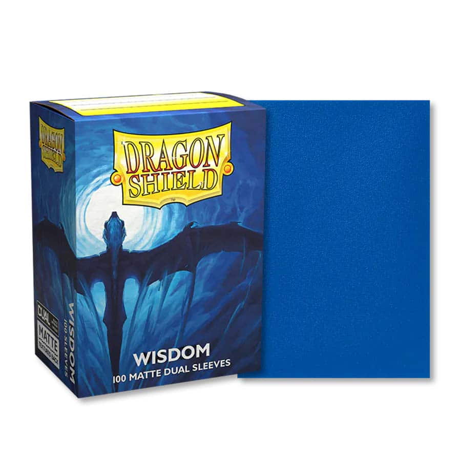 DRAGON SHIELD: DUAL MATTE: SPECIAL EDITION: BLUE-SILVER (100CT)