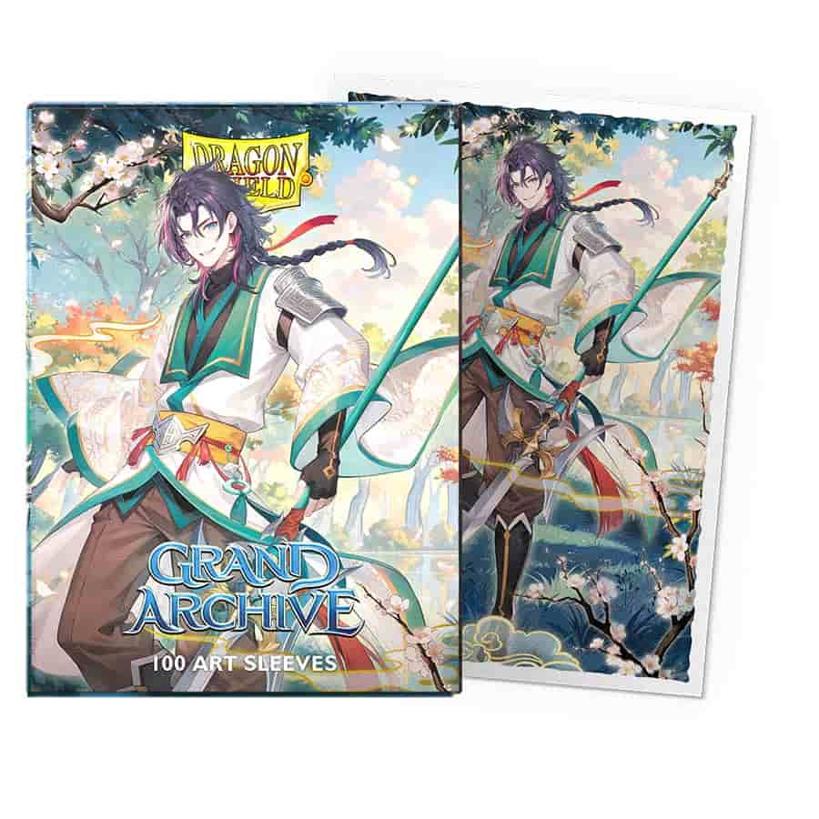 DRAGON SHIELD SLEEVES: MATTE ART: GRAND ARCHIVE: KONGMING