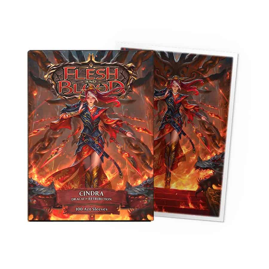 DRAGON SHIELD SLEEVES: MATTE ART: FLESH AND BLOOD: CINDRA