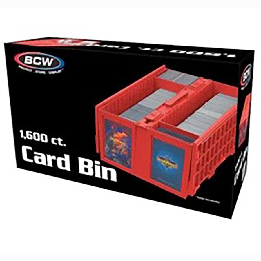 BCW SUPPLIES: GRADED CARD BIN 2-ROW: GRAY (1-CCB-G-TR-GRY)