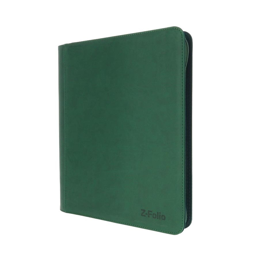 BCW SUPPLIES: Z-FOLIO FOR TOPLOADERS 4-POCKET LX GREEN (1