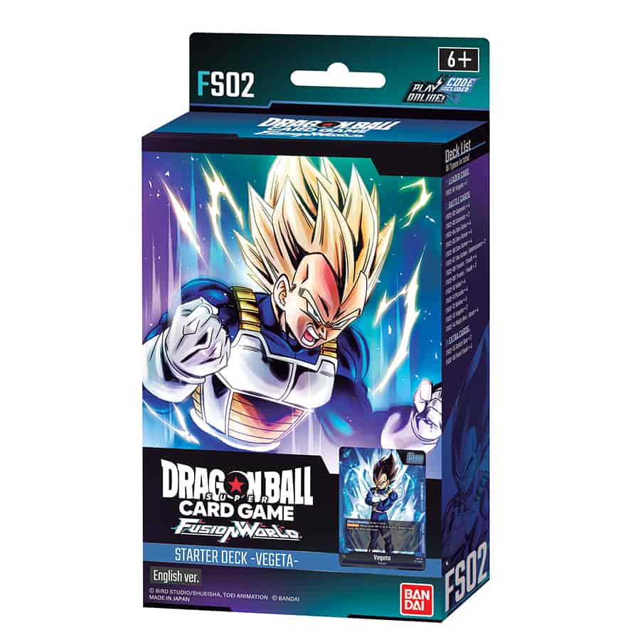 DRAGON BALL SUPER TCG: FUSION WORLD: BROLY STARTER DECK 03 (FS03) (6CT)