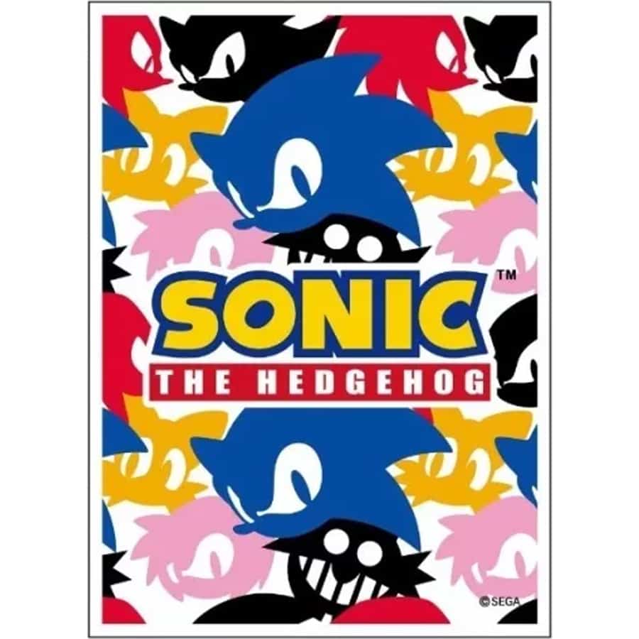ENSKY CARD SLEEVES: SONIC THE HEDGEHOG: SONIC THE HEDGEHOG LOGO (EN-1622)  (65CT)