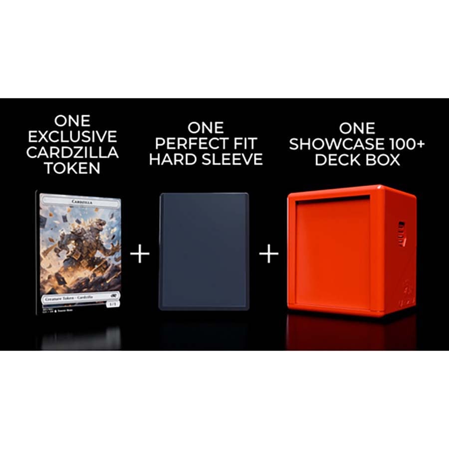 CARDZILLA: SHOWCASE 100 DECK BOX: BLACK