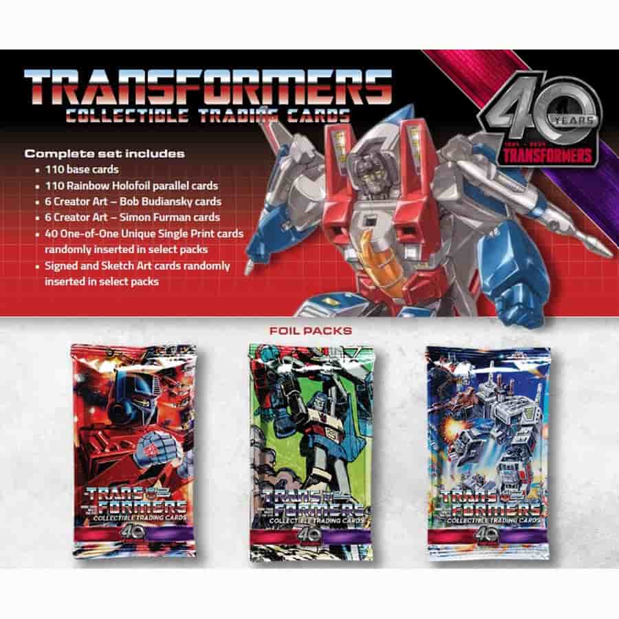 2024 Transformers 40th Anniversary Collector's Trading Cards Hobby