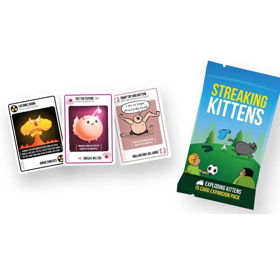 This is The First Expansion of Exploding Kittens Imploding Kittens for sale online Card Game, 2016 