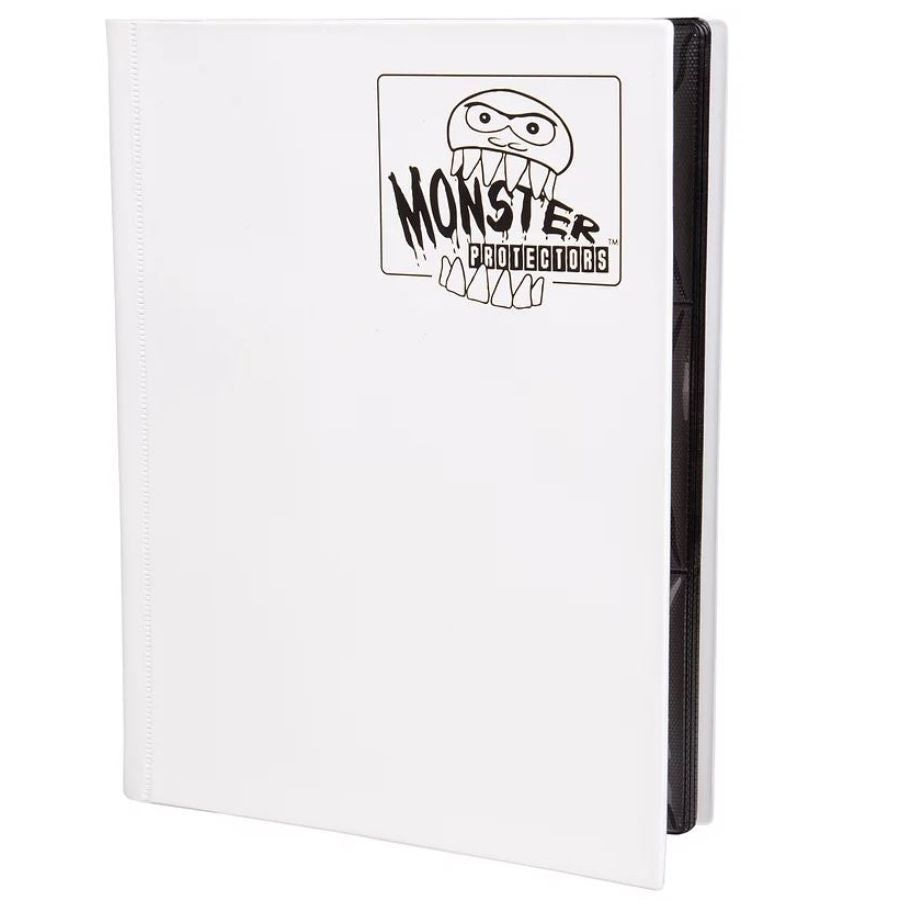 monster binder 9 pocket trading card album Monster Mega XL 9 Pocket Trading Card Binder- Twice as Thick As Original  Monster Album w 40 pages- Easily Holds Over 700 Cards - Matte Black-  Compatible with YuGiOh, Pokémon, MTG Magic The Gathering : Arts, Crafts &  Sewing