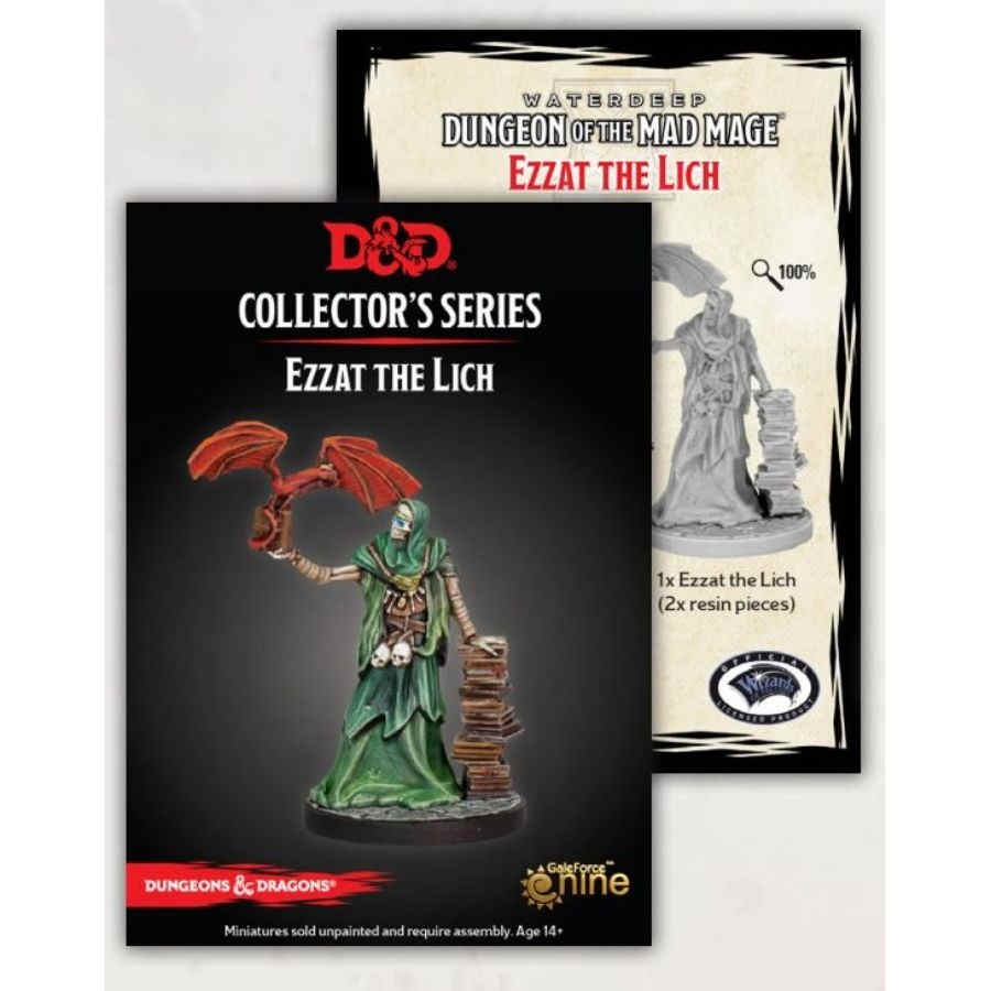 D&D Collectors Series Waterdeep Dungeon of the Mad Mage Captain N'ghathrod 