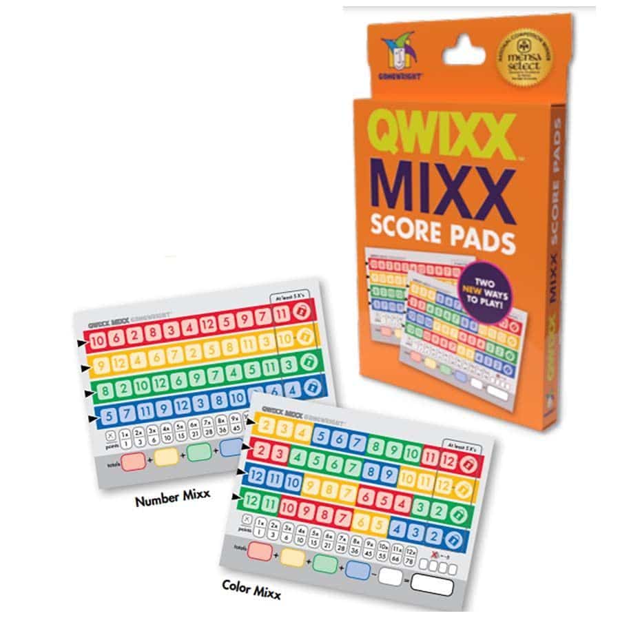 QWIXX: REPLACEMENT SCORE PADS