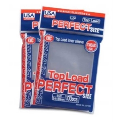 KMC MINI SLEEVE: PERFECT SIZE, CLEAR, 100CT