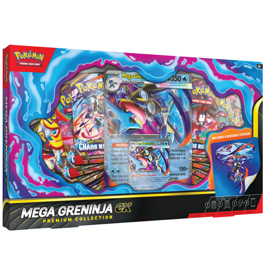 POKEMON TCG: MEGA GRENINJA EX PREMIUM COLLECTION (6CT CASE)