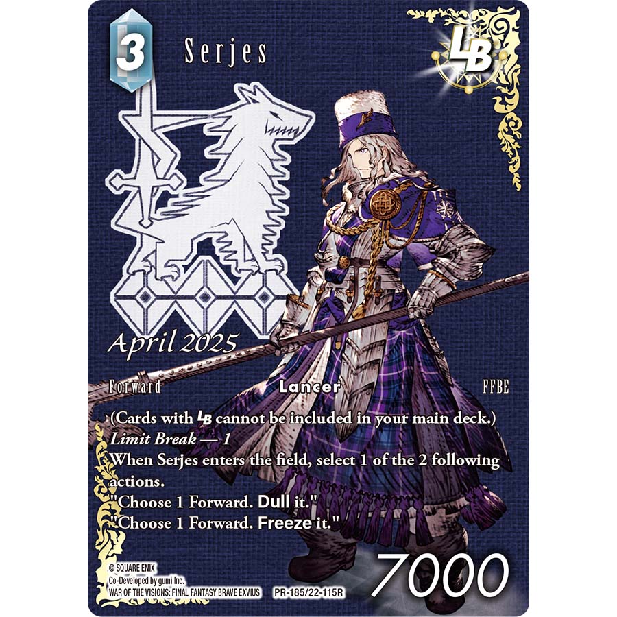 FINAL FANTASY TCG: ORGANIZED PLAY PACK (JANUARY 2025)