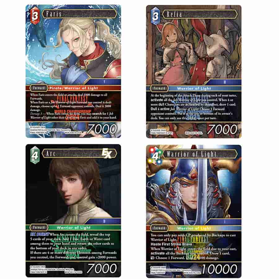FINAL FANTASY TCG: WORLD CHAMPION DECKS 2024